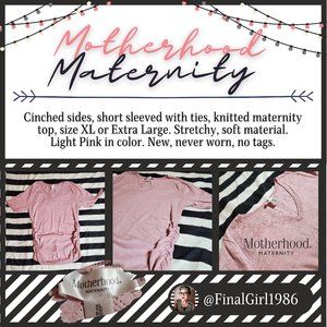Maternity Top Knitted Pink